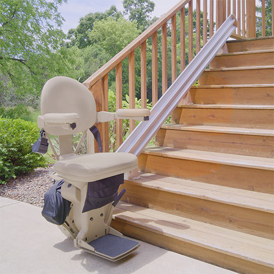 Chandler outdoor stairway staircase chair stairlift glide
