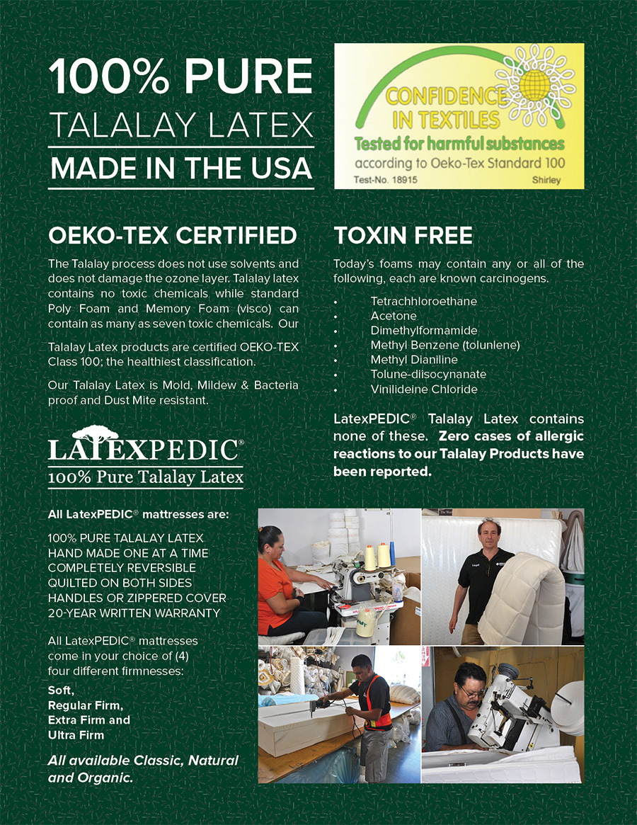 talalay latex mattress in CHANDLER az