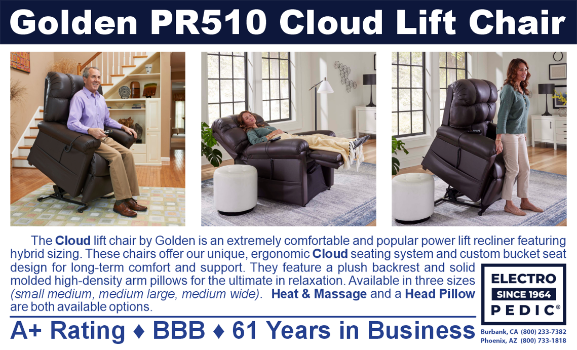 Los Angeles Golden PR510 Cloud lift&nbsp;chair recliner